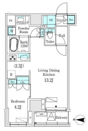 ASMACI MAISON両国Iの物件間取画像